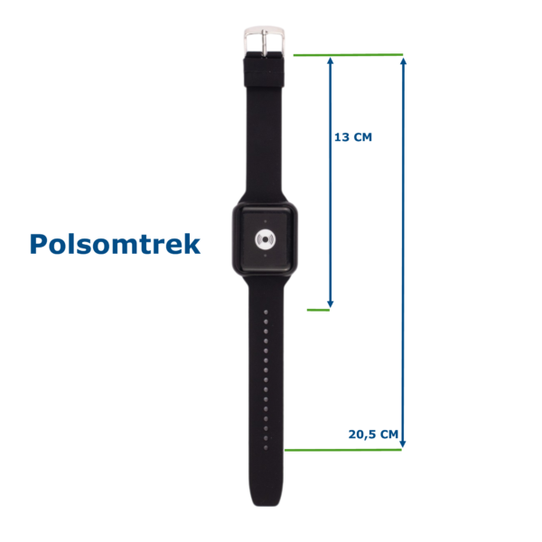 Digicien – Alarmhorloge Vierkant Zwart - Oplaadbaar– werkt met Digicien Basisstation - Afbeelding 2