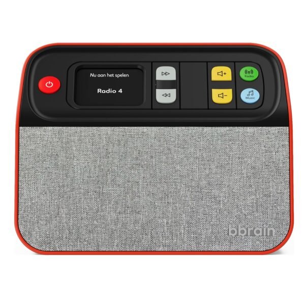 BBrain - Muziekspeler - Digitale Radio (FM, DAB+, USB Stick) - Rood - Afbeelding 2